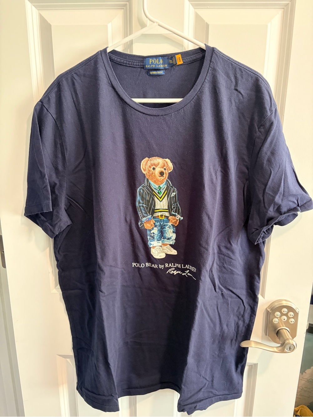 Polo by Ralph Lauren Navy Bear Graphic Short Sleeve Tee